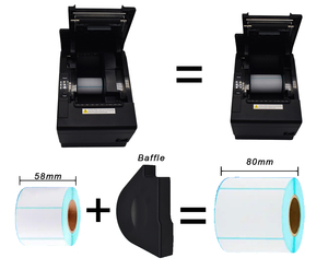 58Mm Nhiệt Máy In Nhãn Hóa Đơn Với Vách Ngăn 80Mm Không Dây Bluetooth Máy In Thanh Toán Cho Doanh Nghiệp Nhỏ - Product Image 4