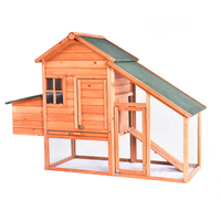 Cage à volailles en bois écologique, respirante et imperméable pour lapins et poulets, avec plateau extractible, couleur personnalisable, vente en gros