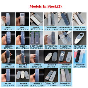Vente directe d'usine, housse de protection transparente en silicone pour télécommandes de téléviseur et de climatiseur - Product Image 3