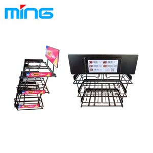 High Quality Galvanized Metal <b>Wire</b> Supermarket Display <b>Rack</b> with Quick Installation Customizable Size & Solid <b>Shelves</b> - Product Image 6
