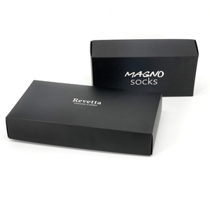 Caja <span class=keywords><strong>de</strong></span> Presentación <span class=keywords><strong>de</strong></span> Cartón Rígido con Tapa Negra, Personalizada e Impresa al por Mayor, para Ropa, Accesorios y Regalos - Product Image 2
