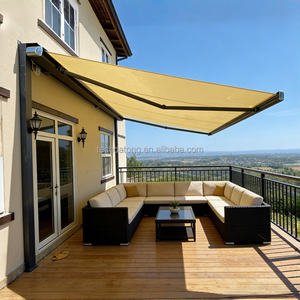 Système de pergola bioclimatique rétractable avec toit en aluminium, commande à distance, protection UV, motorisé, pour balcon, terrasse, <span class=keywords><strong>piscine</strong></span> - Product Image 5