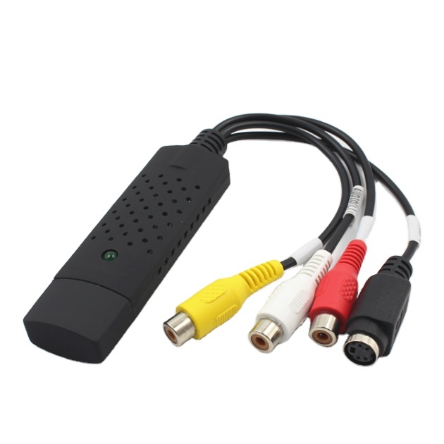 1 Channel USB 2.0 Video & Audio Capture Card for Laptop Gaming Camera Use-AV Grabber/ 1080p Resolution AVI/WAV Support
