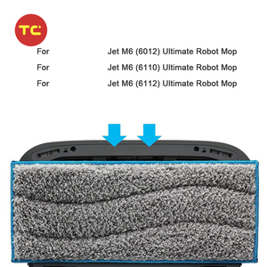 Tampons de nettoyage humides réutilisables lavables de haute qualité pour iRobots <span class=keywords><strong>Braava</strong></span> <span class=keywords><strong>Jet</strong></span> <span class=keywords><strong>m6</strong></span> Ultimate Robot vadrouille accessoires d'aspirateur - Product Image 4