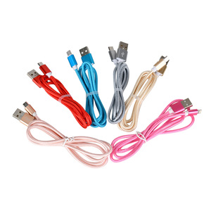 <b>Micro</b> <b>Usb</b> Data <b>Cable</b> 1m Nylon Braided Fast Charging For Android Aluminum Alloy - Product Image 4