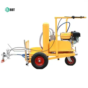 High Performance Walking Behind Pushing Cold Spray Road Line Marking Machine Field Painting Machine For Running Track