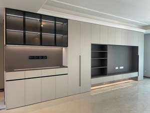 Minimalist Style Living Room <b>TV</b> <b>Wall</b> Decorative Cabinet Modern Furniture for Item Storage and <b>Wall</b> Decor - Product Image 2