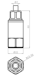 เซ็นเซอร์วัดความเร่งแบบปลอดภัยในตัว GBY10 4-20mA สำหรับเครื่องจักรที่เคลื่อนที่แบบหมุนและแบบกลับไปกลับมา - Product Image 6