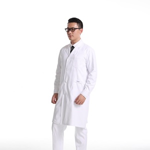 Consegna Rapida <span class=keywords><strong>Camice</strong></span> da Laboratorio Bianco in Twill per <span class=keywords><strong>Uomo</strong></span> Uniforme da Medico per Ospedale Uniforme da Dentista Made in China - Product Image 5