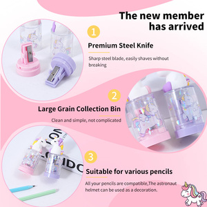 <span class=keywords><strong>Taille</strong></span>-<span class=keywords><strong>crayon</strong></span> <span class=keywords><strong>licorne</strong></span> scintillant: amusant pour l'école et la maison - Product Image 4