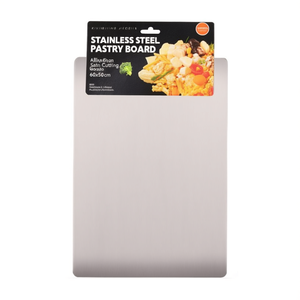 Stainless Steel Pastry Board 60x50cm Satin Finish Cutting Board For Kitchen Use - Product Image 2