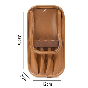 Estuche de Viaje para Brochas de Maquillaje de Piel Sintética, Bolsa para Herramientas de Belleza, Ideal para Regalo - Product Image 5