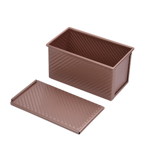 Carbon Steel Loaf <b>Pan</b> 450Ml Rectangle Double Layer Non Stick Bread Mold For Baking Toast Cake - Product Image 2