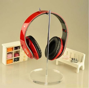 Hot Selling Desk Acrylic Headphone Display <strong>Stand</strong> <strong>Headset</strong> Holder - Product Image 1