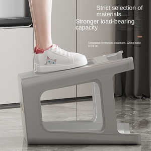 HS8757 <span class=keywords><strong>Tabouret</strong></span> carré moderne en plastique <span class=keywords><strong>avec</strong></span> <span class=keywords><strong>assise</strong></span> multicolore, pouf pour chambre et salon, mobilier de maison - Product Image 2