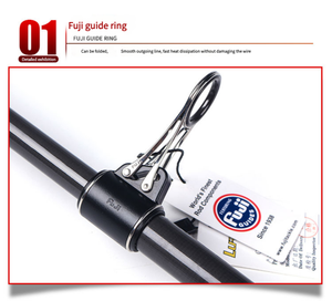 Lurekiller Lure Killer 4,25 m 100-250g o 150-350g Japón Fuji parte carbono fundición larga pesca telescópica <span class=keywords><strong>Surfcasting</strong></span> Surf Rod - Product Image 5