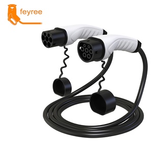 Cable de Carga para Vehículos Eléctricos Feyree Nuevo de 16A 32A Tipo 1 y Tipo 2 GBT, Extensión de TPU para Autos Eléctricos - Product Image 1