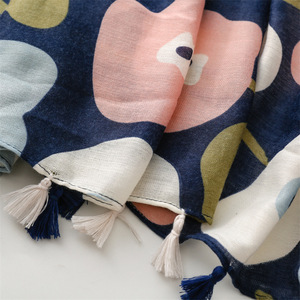 Elegant Colorful <strong>Paisley</strong> Soft Jacquard Cotton <strong>Pashmina</strong> <strong>Scarf</strong> Shawl Tassels <strong>Scarves</strong> - Product Image 6