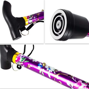 <b>Walking</b> <b>sticks</b> for seniors, men, lightweight, <b>foldable</b>, telescopic, 93cm, adjustable, collapsible, floral, metal <b>walking</b> <b>stick</b> - Product Image 2