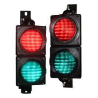 Feu de signalisation bidirectionnel anti-poussière 100 mm, indicateur LED rouge-vert 200 mm pour accès au quai de chargement et portail d'usine