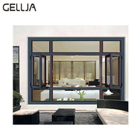 Catalogue d'écran en acier inoxydable de conception de battant de fenêtres en aluminium extérieures modernes de style européen pour des portes de maisons du Nigeria