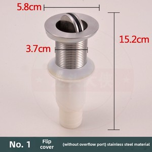 Hiện đại pop-up <span class=keywords><strong>Flap</strong></span> cống với bộ lọc Giỏ thép không gỉ cho phòng tắm và bồn rửa nhà bếp lưu vực tap phụ kiện - Product Image 6