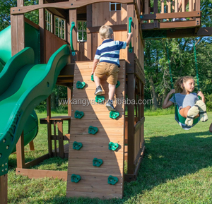 Kangya ffm05 kết hợp trượt gỗ ngoài trời thiết bị sân chơi trẻ em <span class=keywords><strong>Swing</strong></span> Công suất tối đa 5 hành khách cho phép 5 nhà máy - Product Image 3