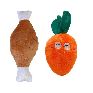 Jouet sonore en peluche pour chien, motif animal rayé, résistant aux morsures, poupée de simulation Teddy Corgi, jouet de compagnie pour la dentition et le divertissement - Product Image 5