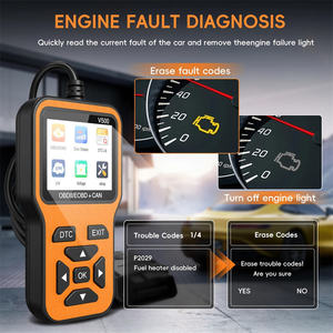 Dispositivo Diagnostico Universale V500-1 per <span class=keywords><strong>Auto</strong></span>, Lettore di Codici OBD2, Analizzatore Motore, Scanner OBD2 con Schermo, Macchina Diagnostica per Tutte le <span class=keywords><strong>Auto</strong></span> - Product Image 4