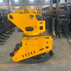 WIGON New Arrival Excavator <b>Hydraulic</b> Grab Saw Tree <b>Cutter</b> Log Cutting Grapple Diameter 400mm - Product Image 6