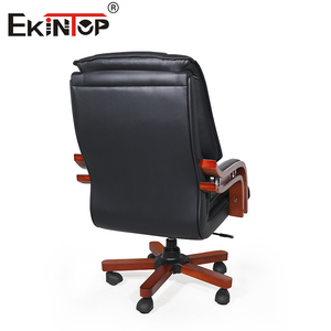 Sinonis Heavy Duty Thick Padded Leather Office Chair Ergonomic High Back Managerial <b>Desk</b> Chair Swivel Boss Chair - Product Image 4