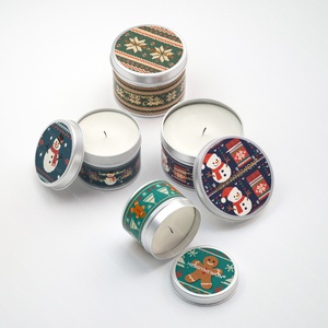 Tarros de Crema de Aluminio, Latas Metálicas con Etiqueta para Velas, Envases de Aluminio Ecológicos Resistentes al Óxido - Product Image 3