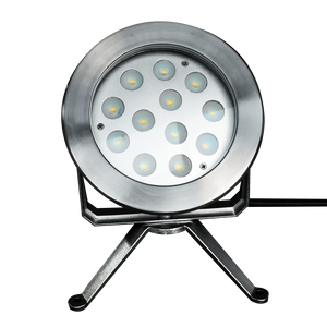 2025 New Arrival IP68 RGB + CCT LED dưới nước nhẹ Lũ lụt 27 Wát điều khiển từ xa hồ bơi đài phun nước vườn cảnh quan thủy tinh - Product Image 2