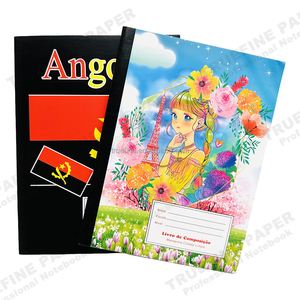 Fournitures scolaires bon marché impression personnalisée 40/60/80 feuilles cahier à couverture rigide A5/B5 cahier d'exercices pour l'Angola - Product Image 3