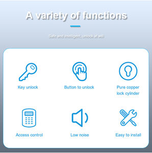 अभिगम नियंत्रण के लिए वियन उच्च गुणवत्ता वाले इलेक्ट्रॉनिक रिम लॉक - Product Image 3
