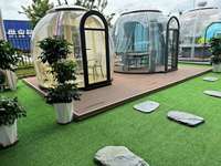 Dôme en polycarbonate détachable effet ciel étoilé, structure en aluminium, pour hôtel et cuisine, design moderne, Chine