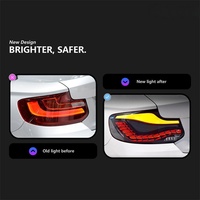 Feux arrière Veidt adaptés à la BMW Série 2 F22, modification de l'assemblage des feux arrière, LED à effet d'écailles de dragon, feux de circulation diurne, clignotants à flux