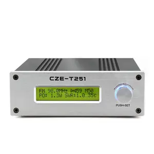 CZE-T251 25w无线立体声/单声道PLL，带电源立体声调频发射机导游无线传输系统