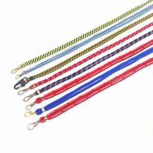 Cordon de cou personnalisé en polyester avec logo imprimé et porte-badge pour événements promotionnels - Product Image 1
