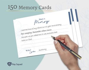 Hard Cover Custom <strong>Memory</strong> <strong>Card</strong> <strong>Funeral</strong> Guest Book for Kids - Product Image 2