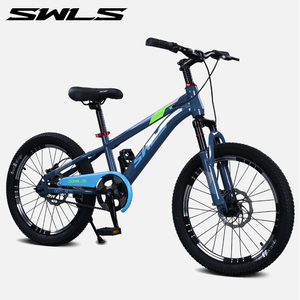 Bicicletta da Montagna Personalizzata per Ragazze e Ragazzi, 16-22 Pollici, Blu, Monovelocità, Freno a Disco, Sospensione Anteriore, in Alluminio - Product Image 1