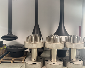 Estufa <span class=keywords><strong>de</strong></span> <span class=keywords><strong>Leña</strong></span> Suspendida, Chimenea Moderna <span class=keywords><strong>de</strong></span> Fuego Real para Hotel, Villa, Apartamento, Sala <span class=keywords><strong>de</strong></span> Estar, Calentadores Potentes <span class=keywords><strong>de</strong></span> 50m³ <span class=keywords><strong>de</strong></span> Alto Rendimiento - Product Image 6