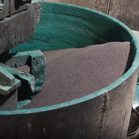 Poudre d'alumine fondue marron pour sablage, média abrasif de sablage, usine de sablage en Chine