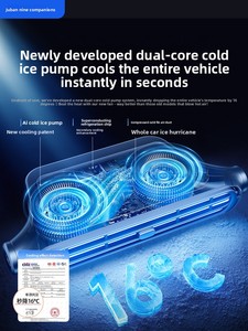 พัดลมติด<span class=keywords><strong>รถยนต์</strong></span> OLIVER รุ่นใหม่ ปี 2025 เครื่องปรับอากาศขนาดเล็ก ชาร์จ USB 12V พัดลมไฟฟ้าทรงพลัง เงียบ สำหรับเบาะหลัง - Product Image 2