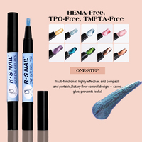 Vente en gros – Stylo gel magnétique pour ongles effet œil de chat, 368 couleurs, application en une étape, sans base/finition, avec aimant détachable qui s'attache à la pointe