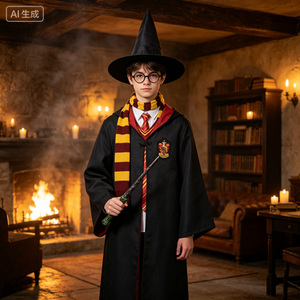 Robe <span class=keywords><strong>de</strong></span> sorcier d'école <span class=keywords><strong>de</strong></span> <span class=keywords><strong>magie</strong></span>, cape, uniforme, costume <span class=keywords><strong>de</strong></span> cosplay, déguisement <span class=keywords><strong>de</strong></span> sorcier d'Halloween pour enfants et adultes - Product Image 4
