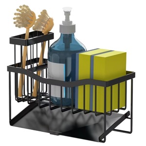 Bán chạy nhất Bồn Rửa Nhà Bếp Caddy spone chủ Organizer với tự cống khay - Product Image 6