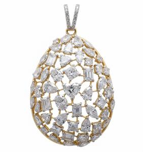 Colgante de Diamantes de Lujo, Joyería Fina de Primera Calidad, Diamantes para Mujer, para Bodas, Fiestas, Eventos Nocturnos y Regalos Especiales - Product Image 1