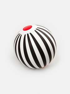 1m Aufblasbarer Strandball Kundenspezifischer Großer Plastik Schwarz-Weißer Strandball Mit Individuellen Farben - Product Image 6