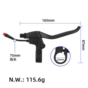 Kit de levier de frein d'origine pour Kukirin G2 Pro / G2 Max, poignée de frein en plastique, pièces de rechange officielles - Product Image 2